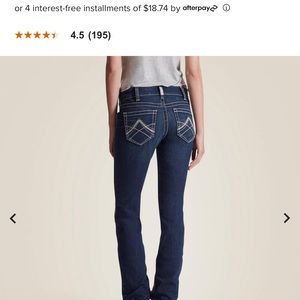 ARIAT Real Western Women’s Jean Mid Rise 28/R NEW